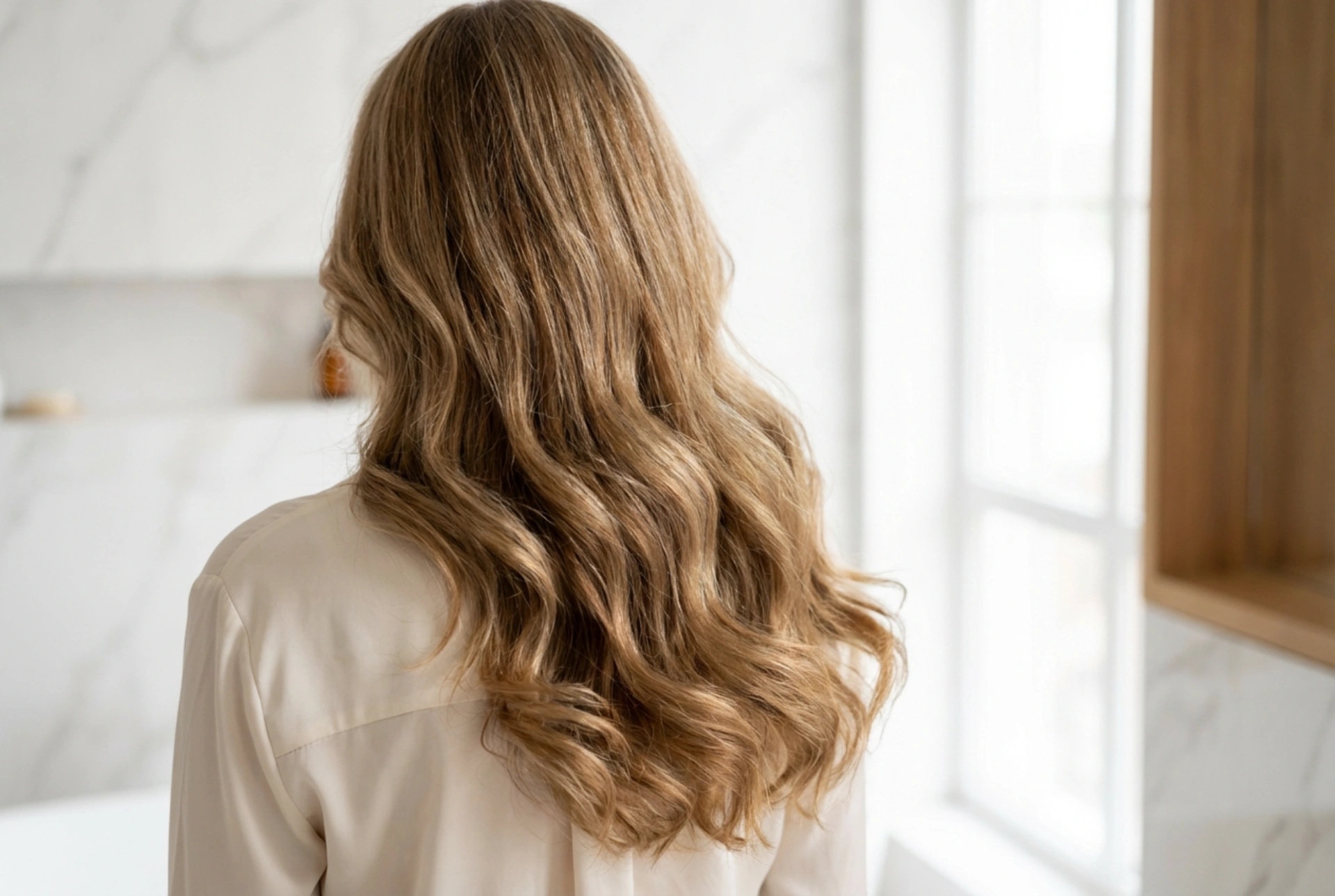 Peinados para mujeres de 50 años: cabello largo con volumen y líneas suaves