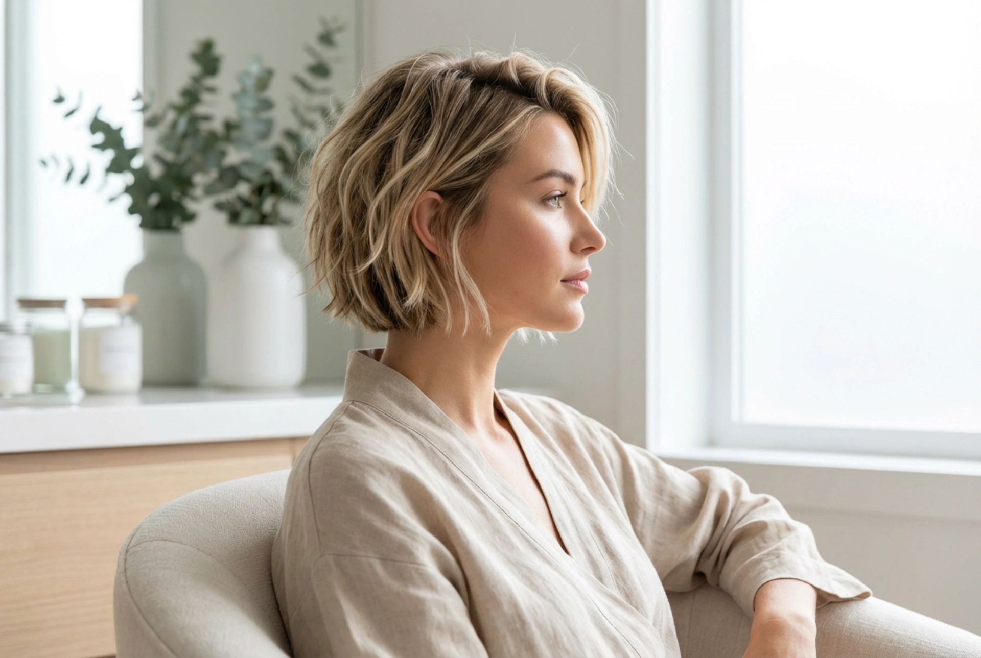 Corte femenino para el día a día: peinados para pelo corto de mujer