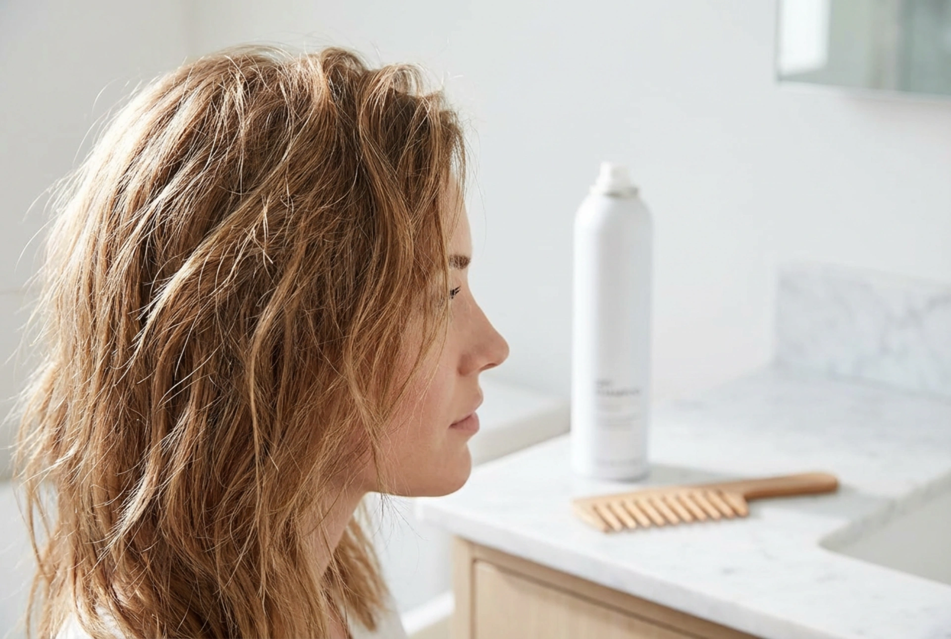 Efecto fresco en un instante: peinado para cabello graso sin lavarlo