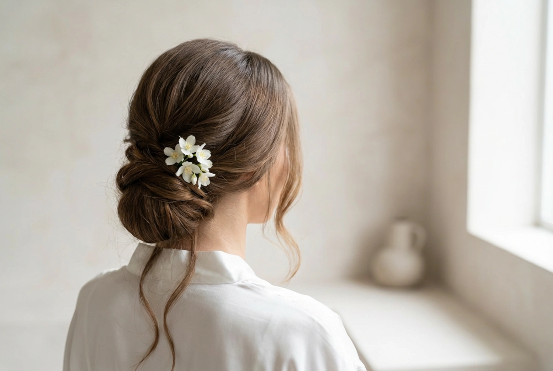 Peinados de novia: cabello largo recogido de forma clásica o en ondas suaves