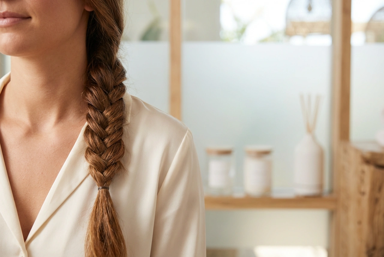 Peinado con trenza lateral: paso a paso desde la raya hasta el acabado