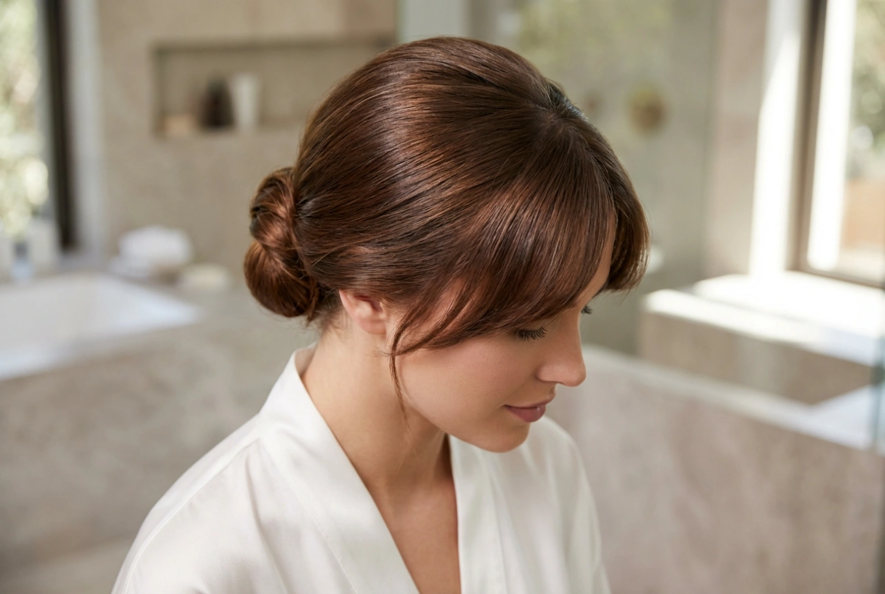 Moños con flequillo: peinados elegantes paso a paso