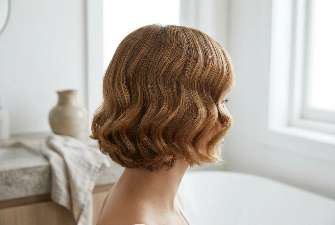 Peinados de boda para pelo corto: ondas, gel y durabilidad
