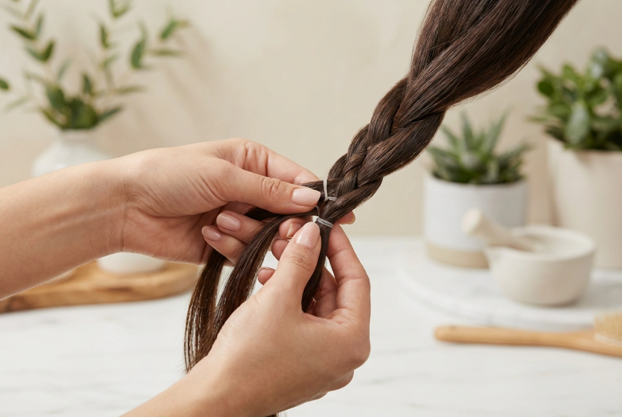Ideas de peinados con gomas elásticas: seccionado, trenzas y fijación
