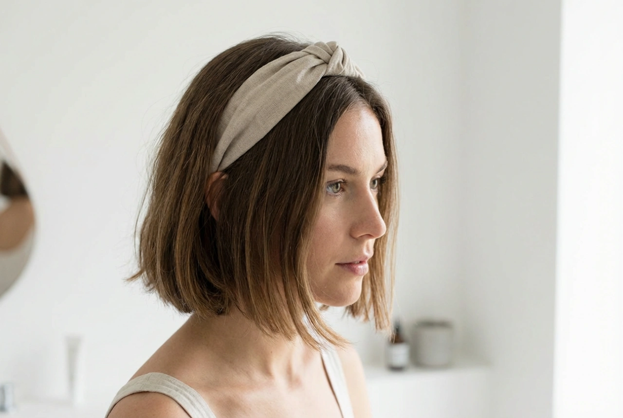 Cabello corto y peinados con diadema: recogidos rápidos sin calor