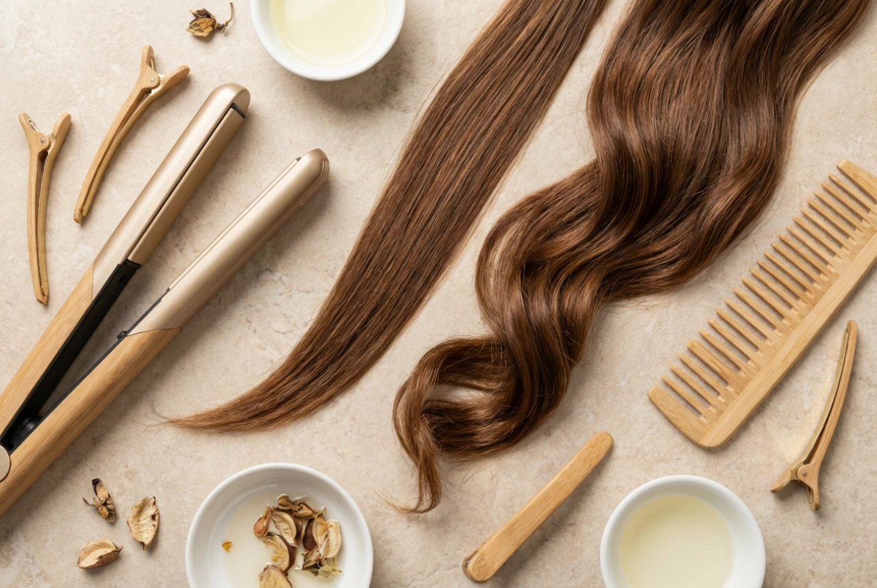 Estilismo para cabello liso: peinados pulidos, ondas y recogidos