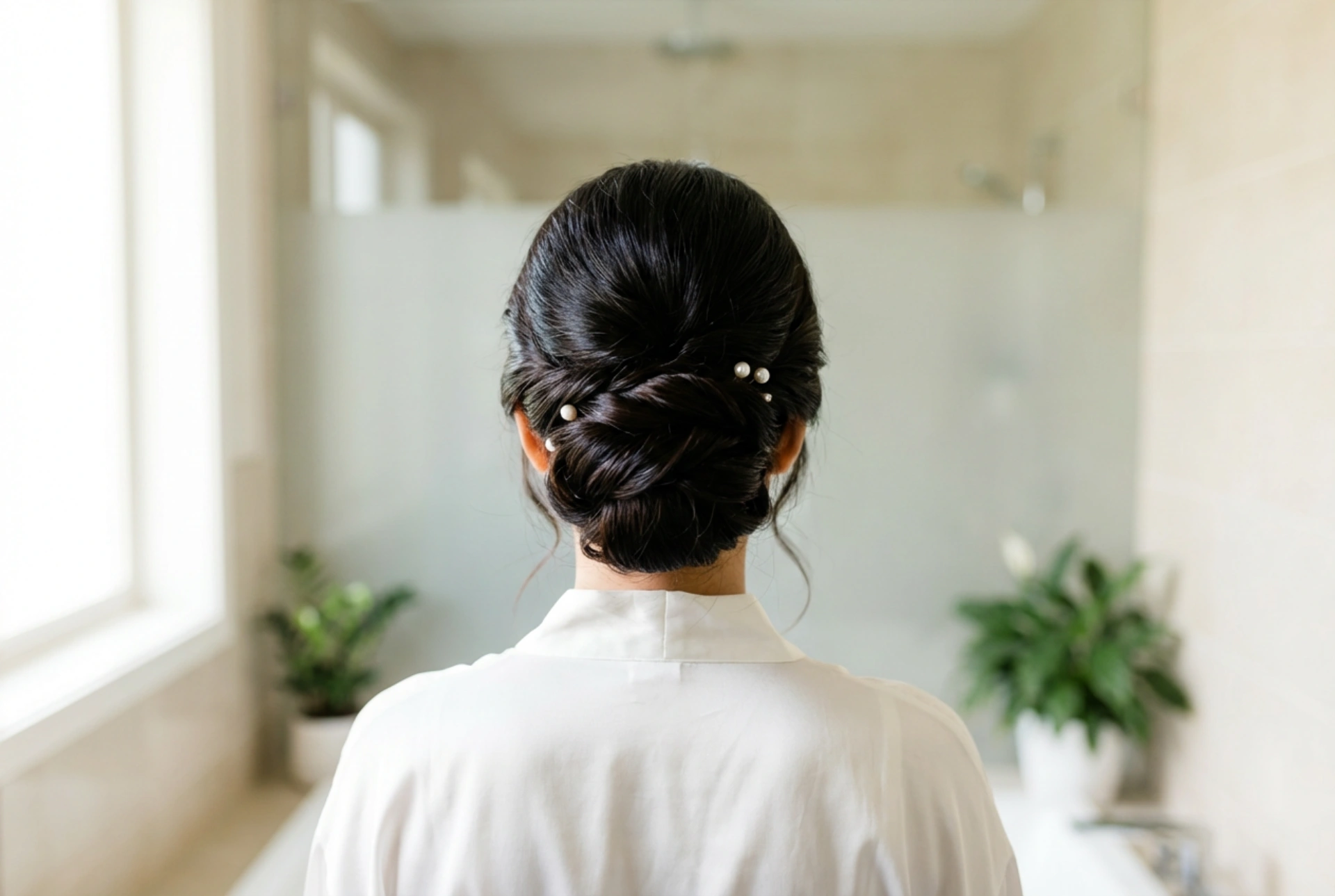 Peinados de boda para cabello liso: recogidos elegantes y duraderos