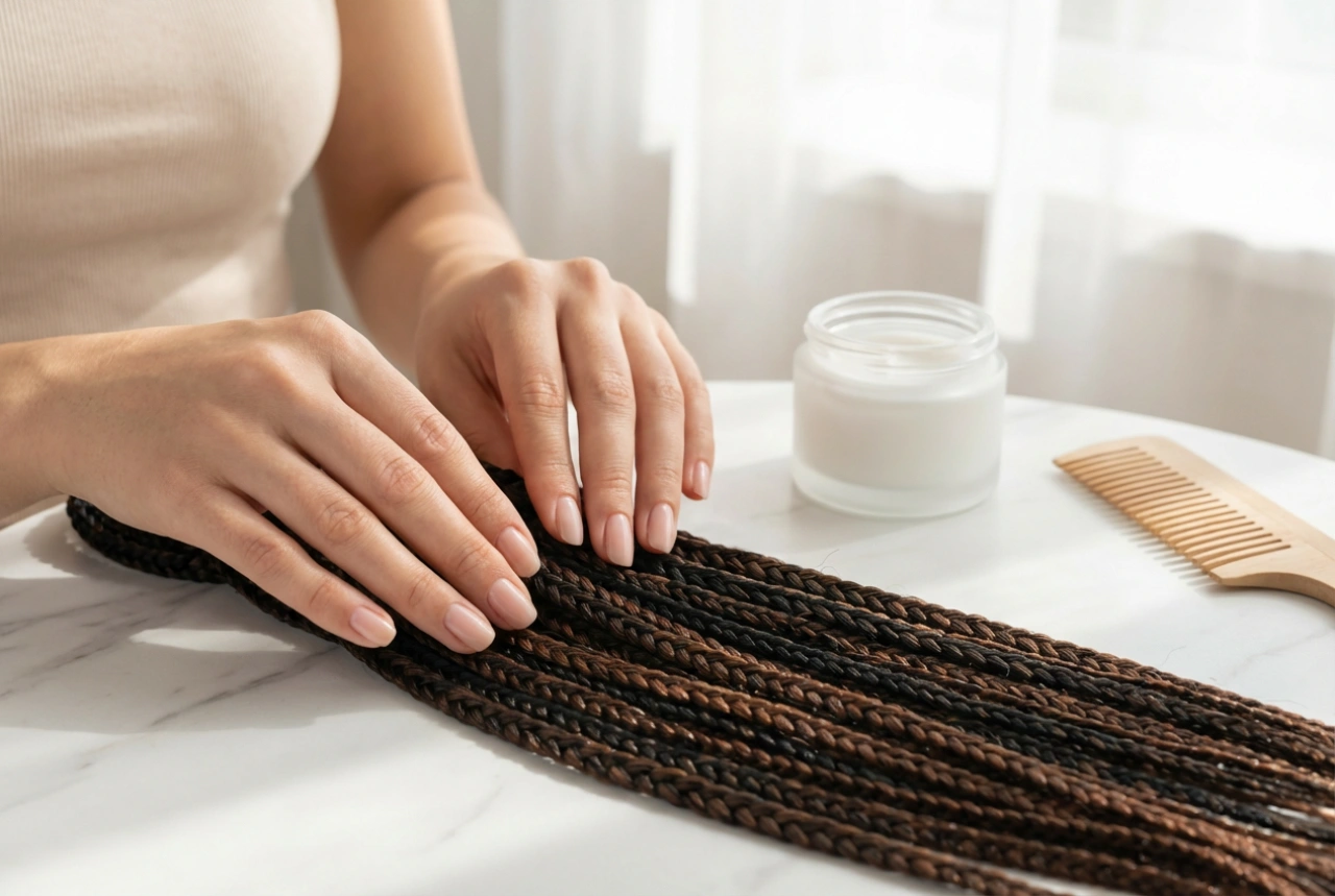 Peinados con trenzas sintéticas: cuidado y estilizado seguro