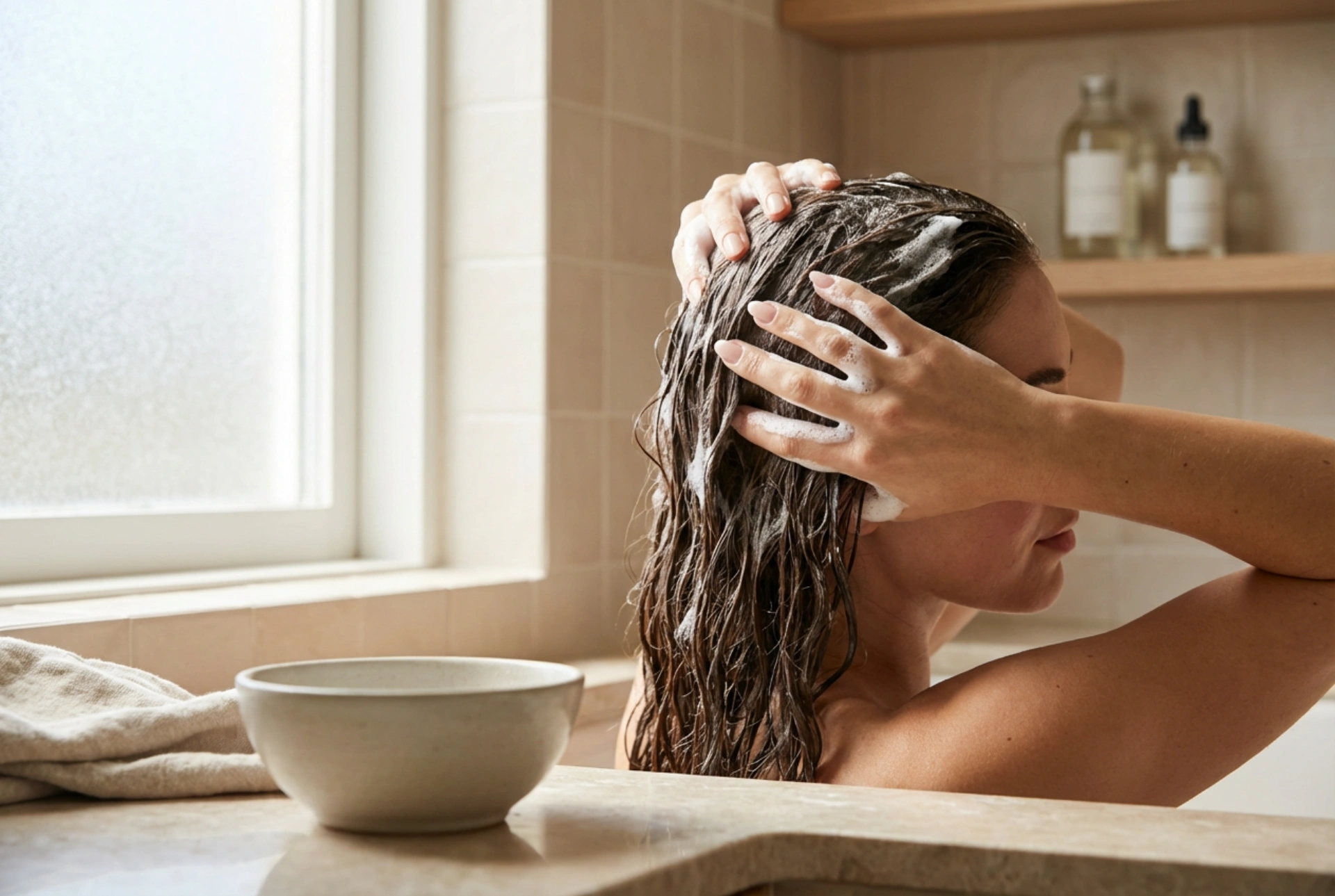 Cómo lavar el cabello con suavidad: pasos sencillos y qué evitar