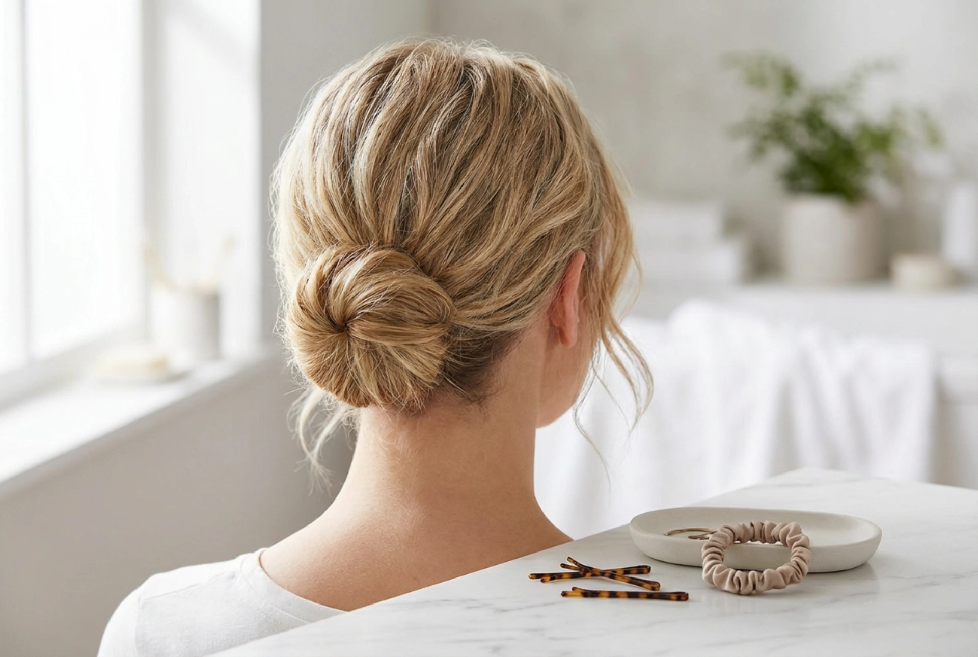 Moño con pelo corto: 4 formas sencillas con coletero, horquillas y relleno