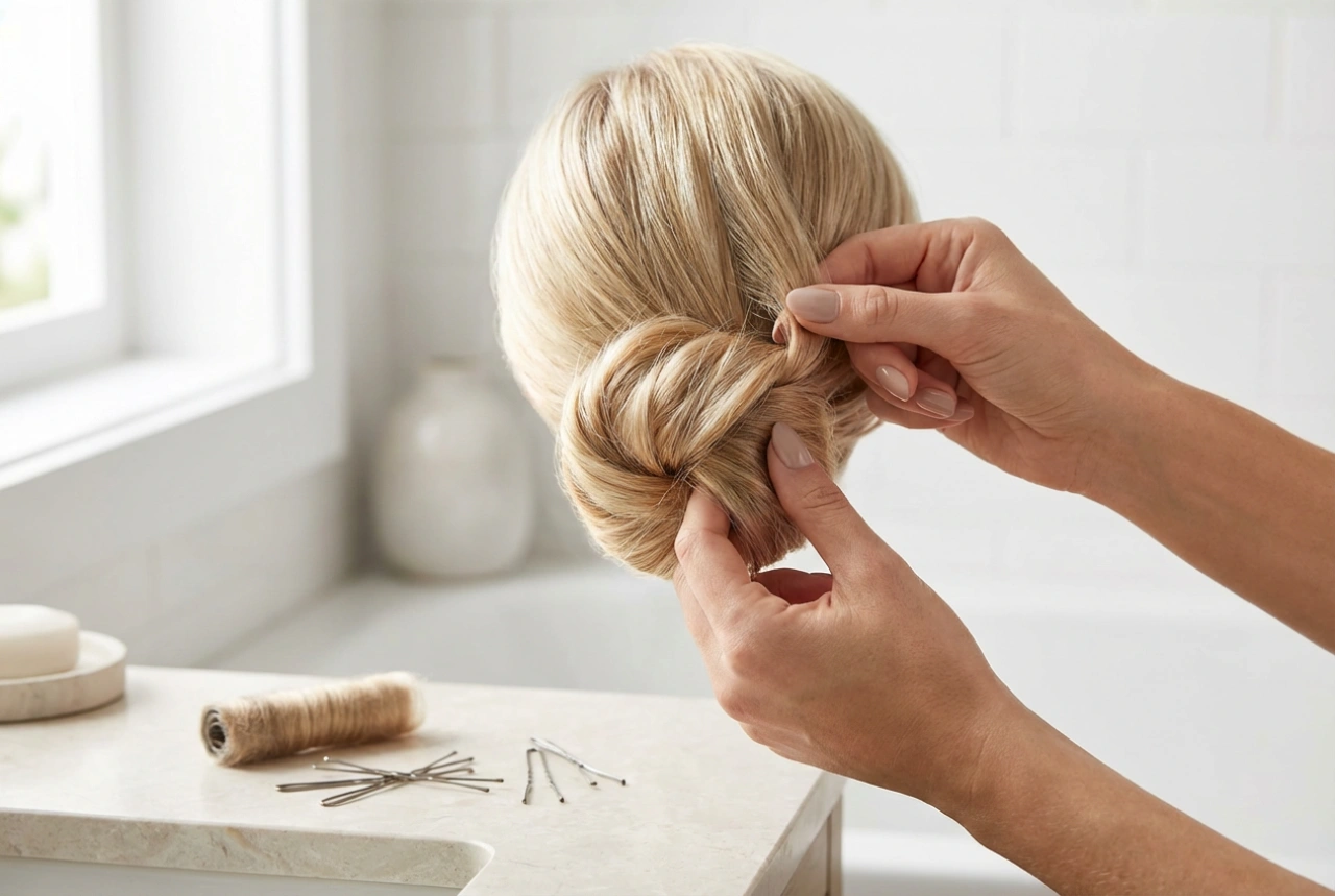 Cómo hacer un moño con pelo corto con y sin relleno