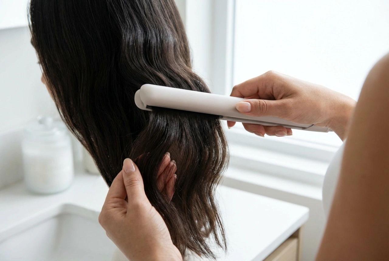 Ondulador de pelo: ondas uniformes paso a paso, ajustes de calor y acabado