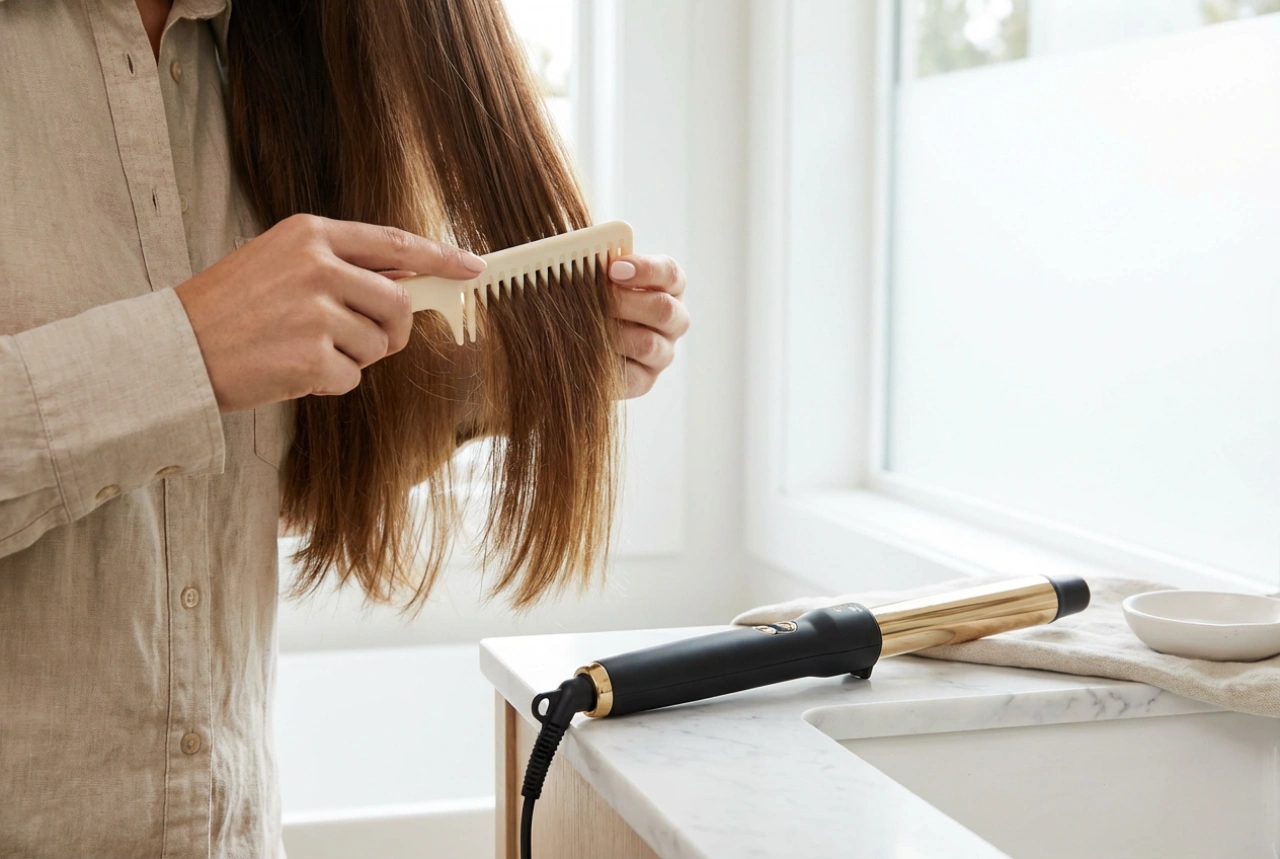 Rizador de pelo para principiantes: técnicas de seccionado, tiempo y enfriamiento