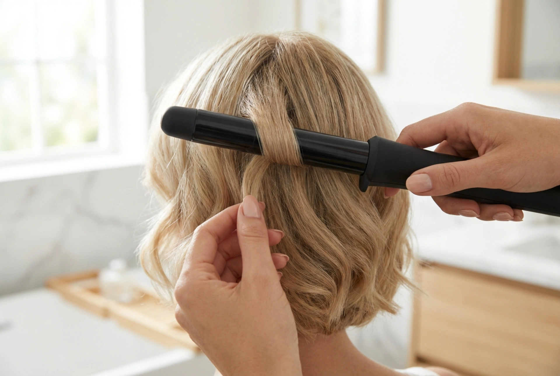 Rizador para cabello corto: diámetro, direcciones de rizado y trabajo en la nuca