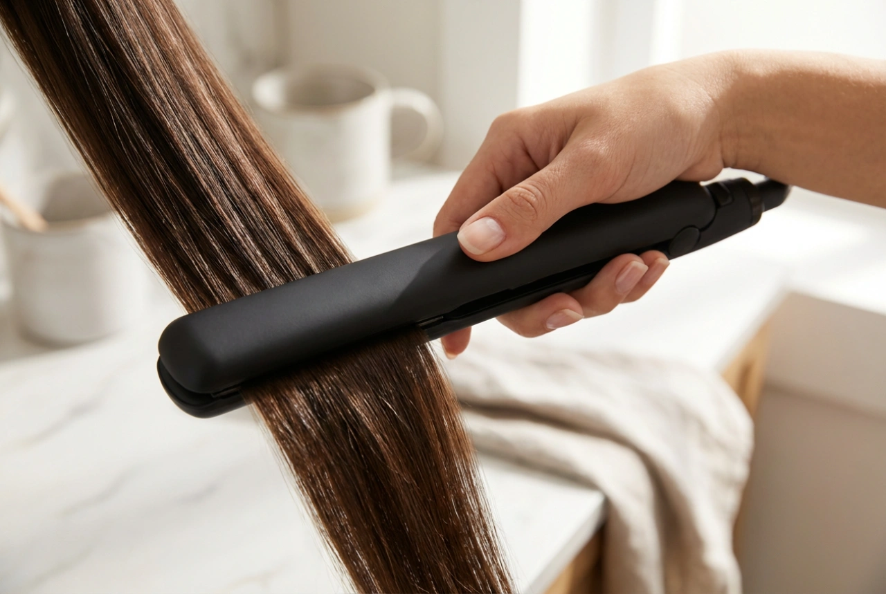 Planchas de pelo: tipos de placas, ajuste de temperatura y deslizamiento seguro