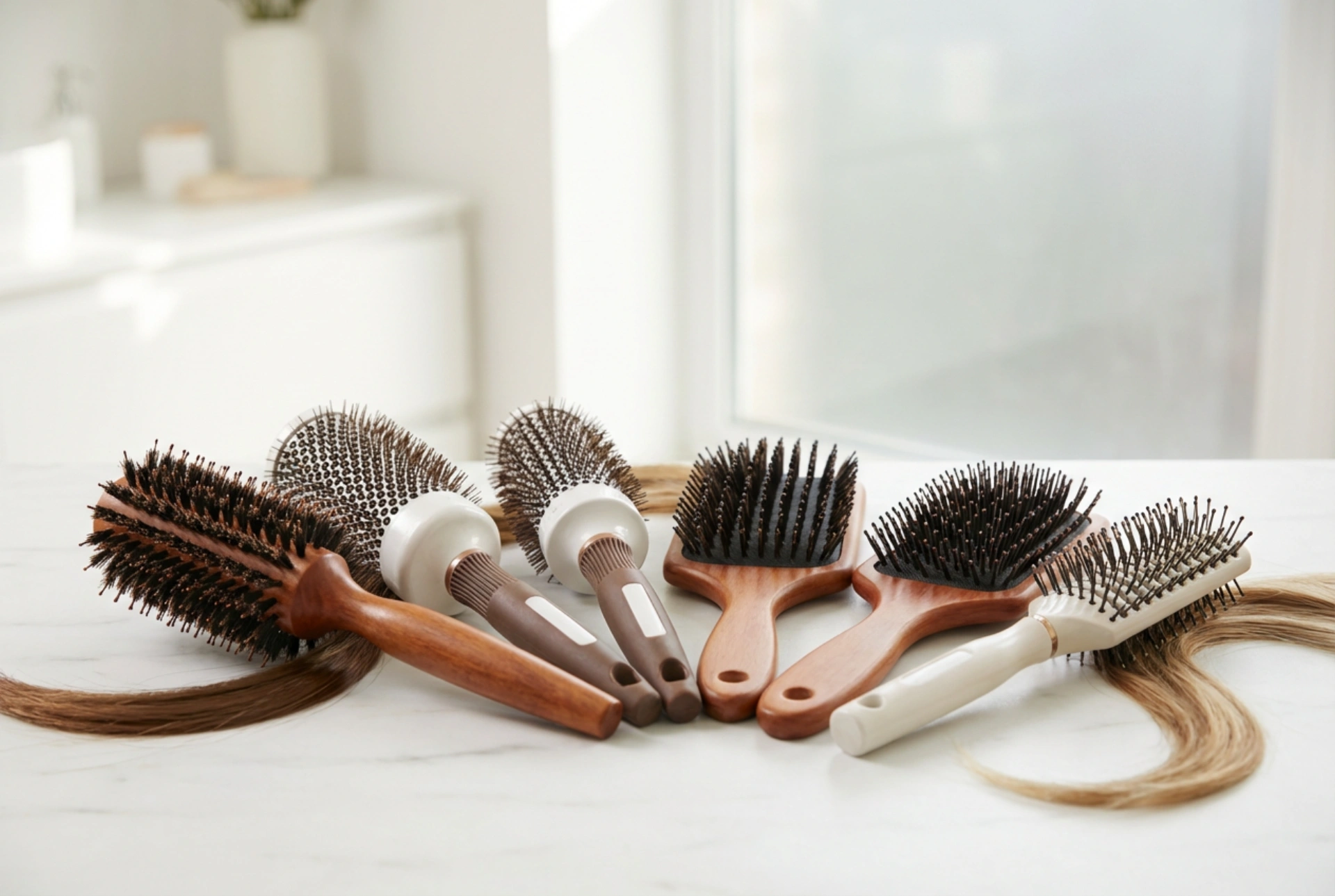 Cepillo para peinar el cabello: cómo elegir la forma y moldear diferentes largos