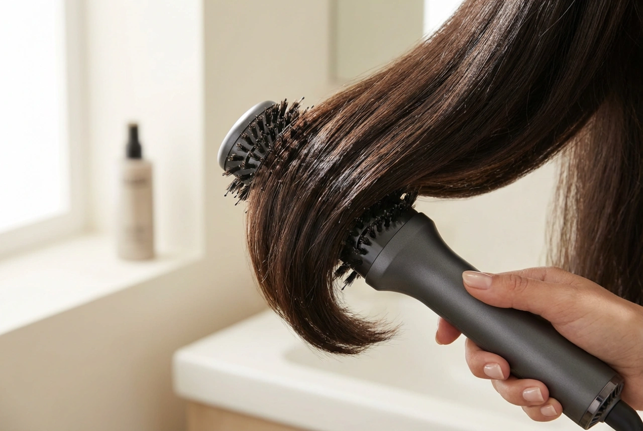 Cepillo secador modelador: volumen y forma sin exceso de calor
