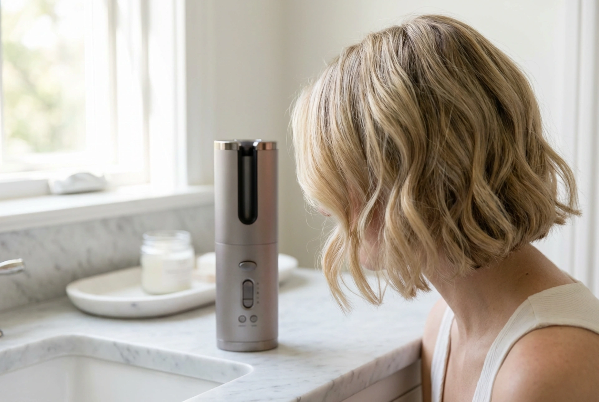 Rizador automático para cabello corto: ondas rápidas en pocos movimientos