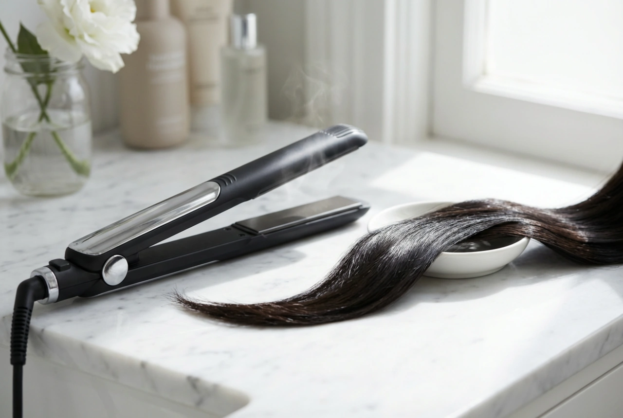 Plancha de pelo con queratina e ionización: suavidad, brillo y menos encrespamiento