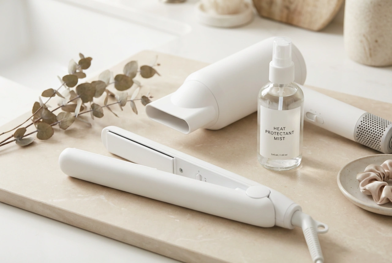 Plancha y secador: cómo combinar estas herramientas sin sobrecalentar el cabello