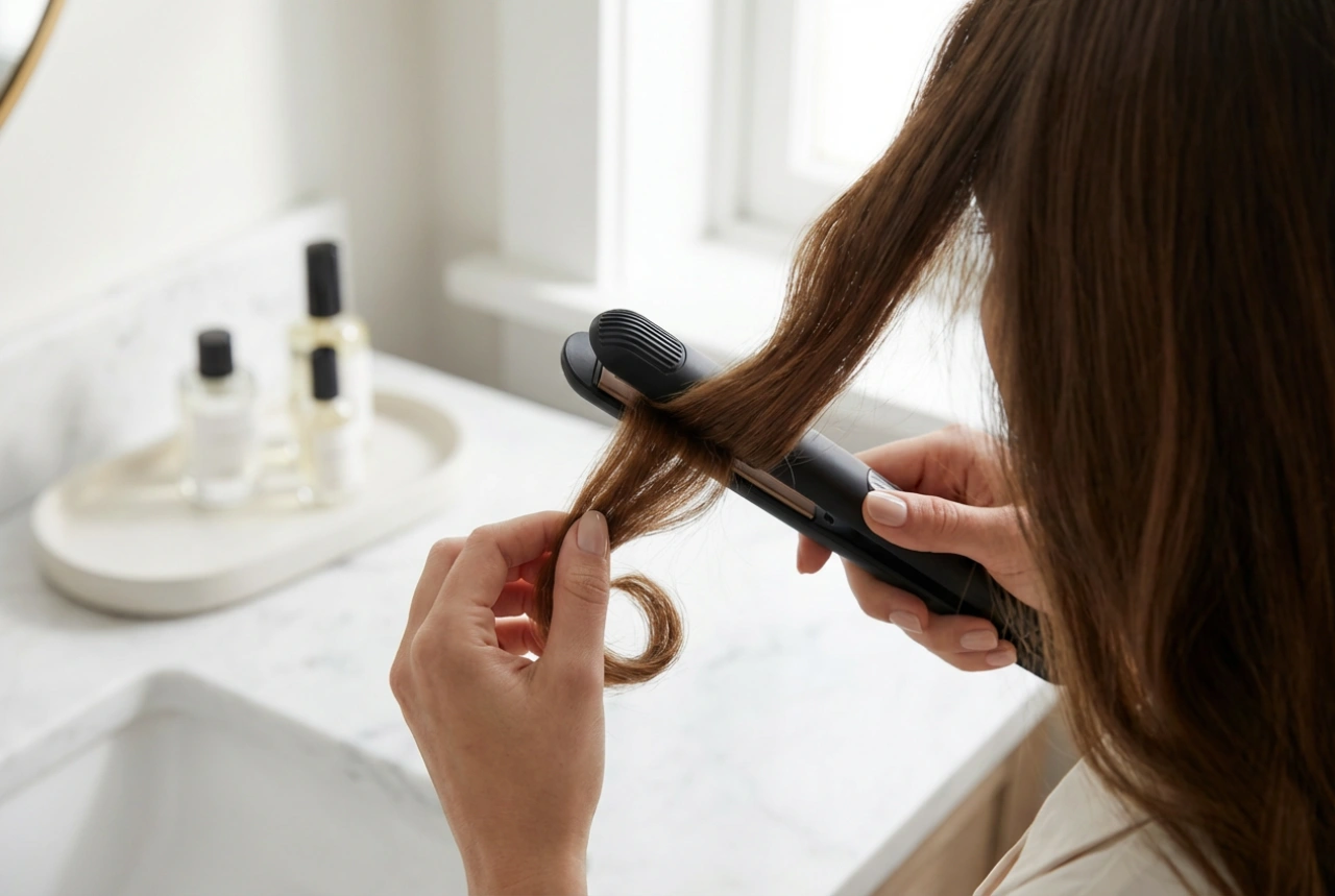 Cómo usar una plancha-rizador 2 en 1: cabello liso, ondas y puntas con estilo