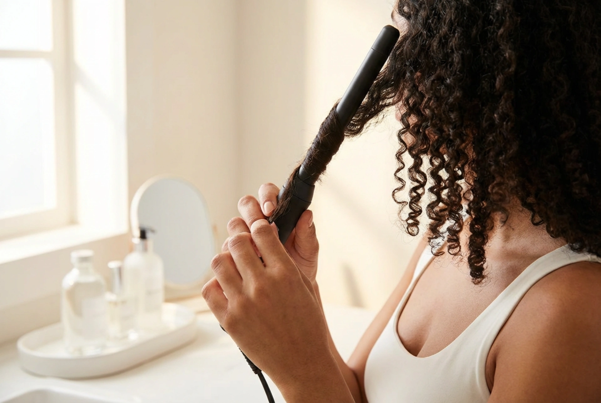 Rizador fino: tirabuzones y rizos afro paso a paso