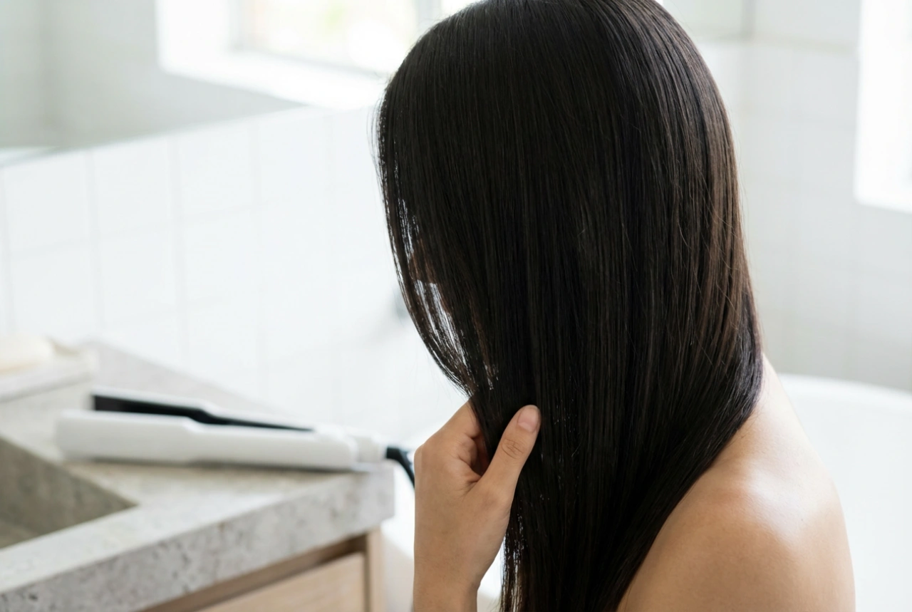 Plancha de pelo con queratina: suavidad, brillo y protección térmica