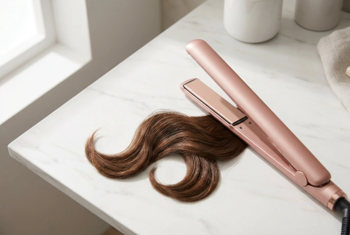 Plancha 2 en 1 para cabello corto: ondas, puntas hacia afuera y alisado