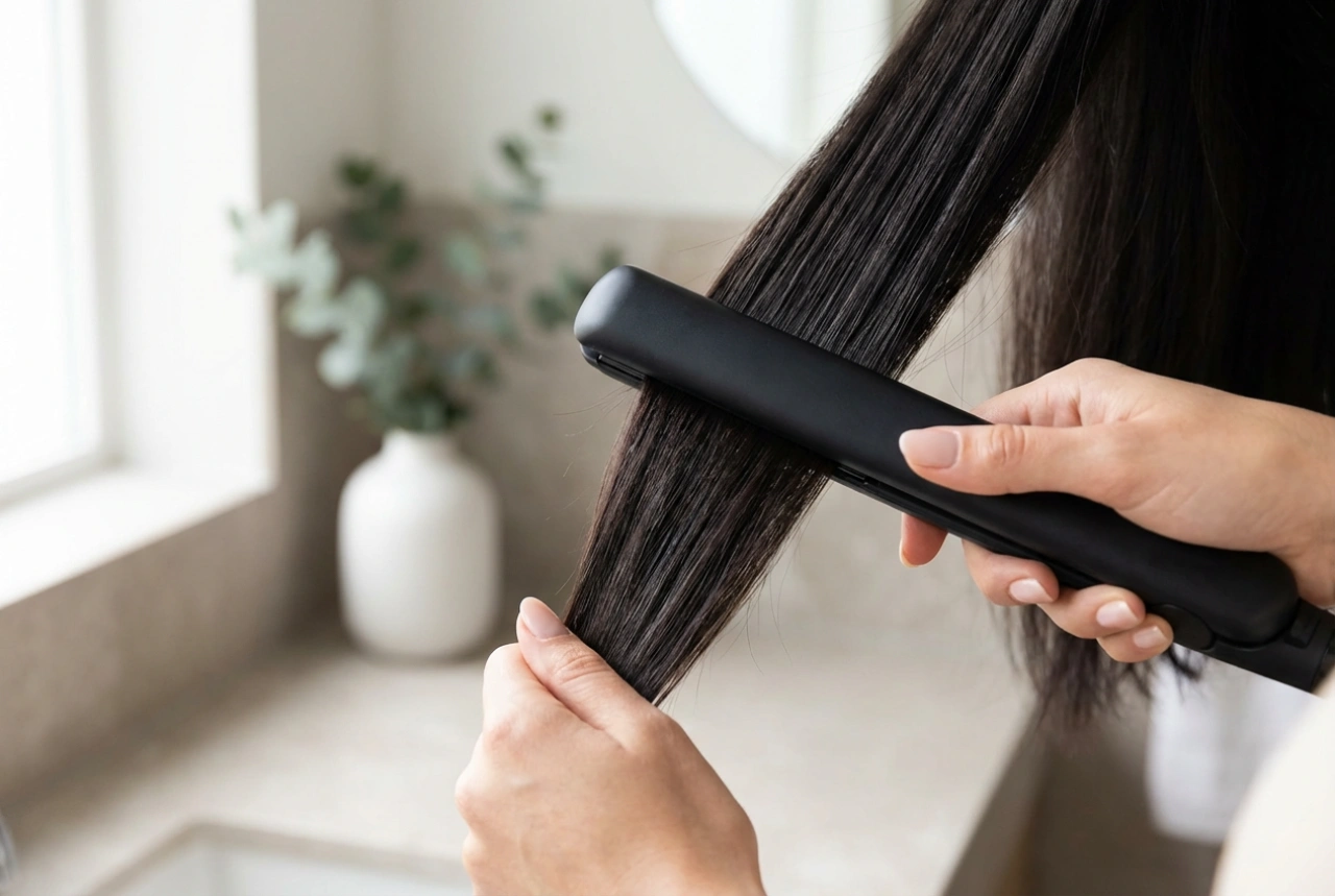 Plancha de pelo profesional para cabello grueso: placas y velocidad de peinado