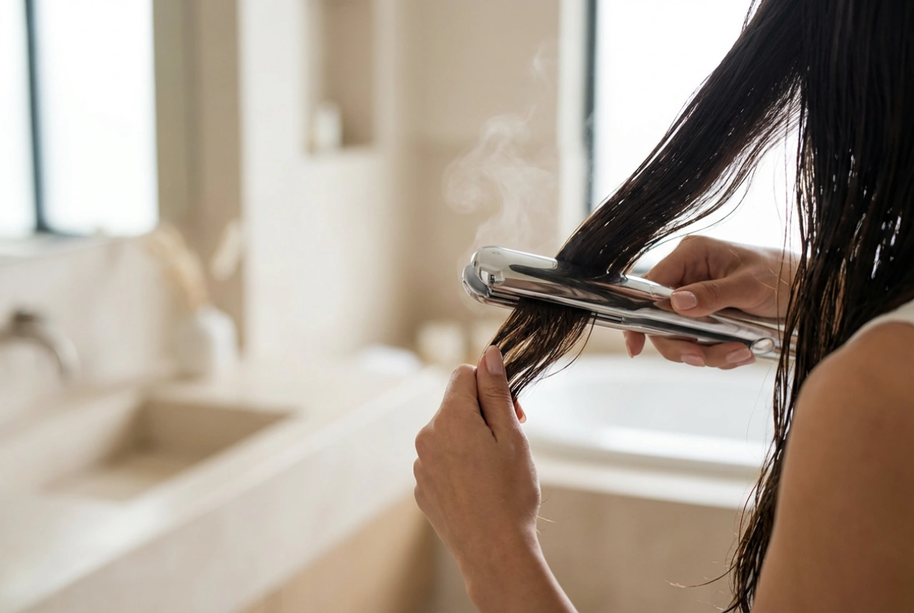 Plancha para cabello húmedo: estilización paso a paso y errores comunes