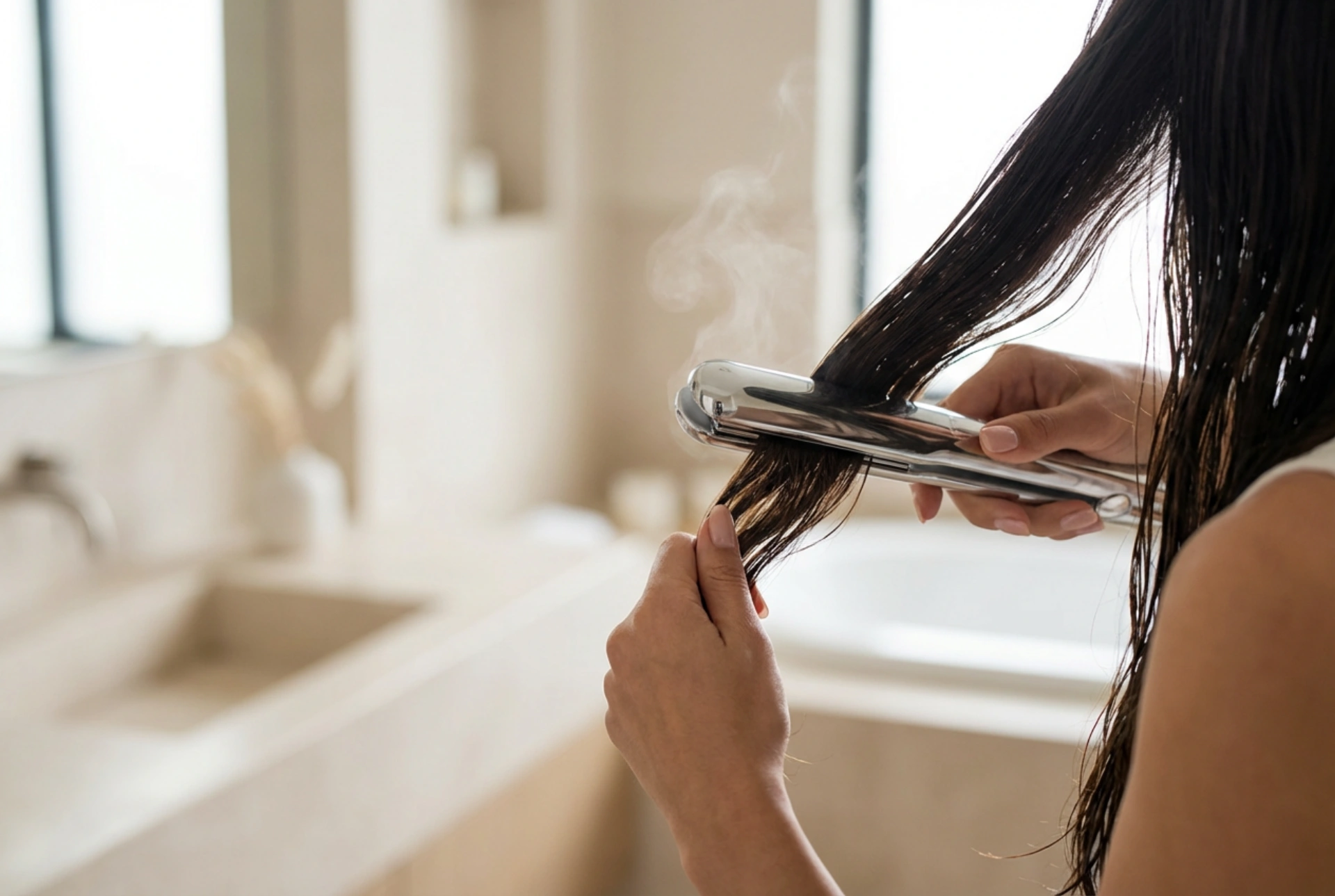 Plancha para cabello húmedo: estilización paso a paso y errores comunes