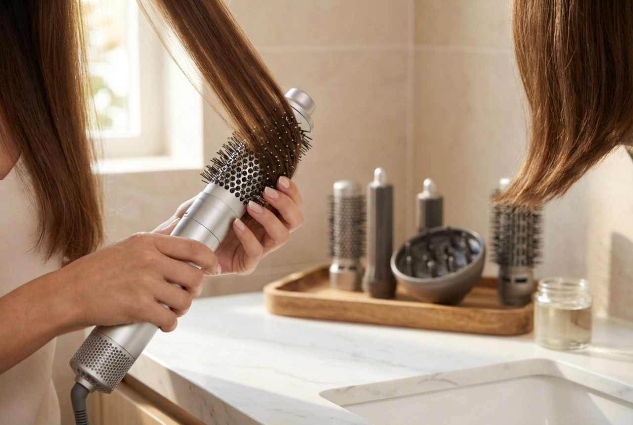 Moldeador de pelo con aire: cómo elegir los cabezales y la técnica adecuada