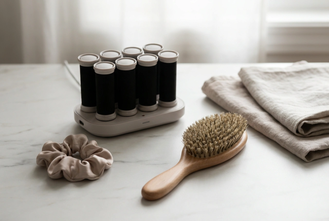Rulos eléctricos para el cabello: rizos rápidos, uso seguro y trucos