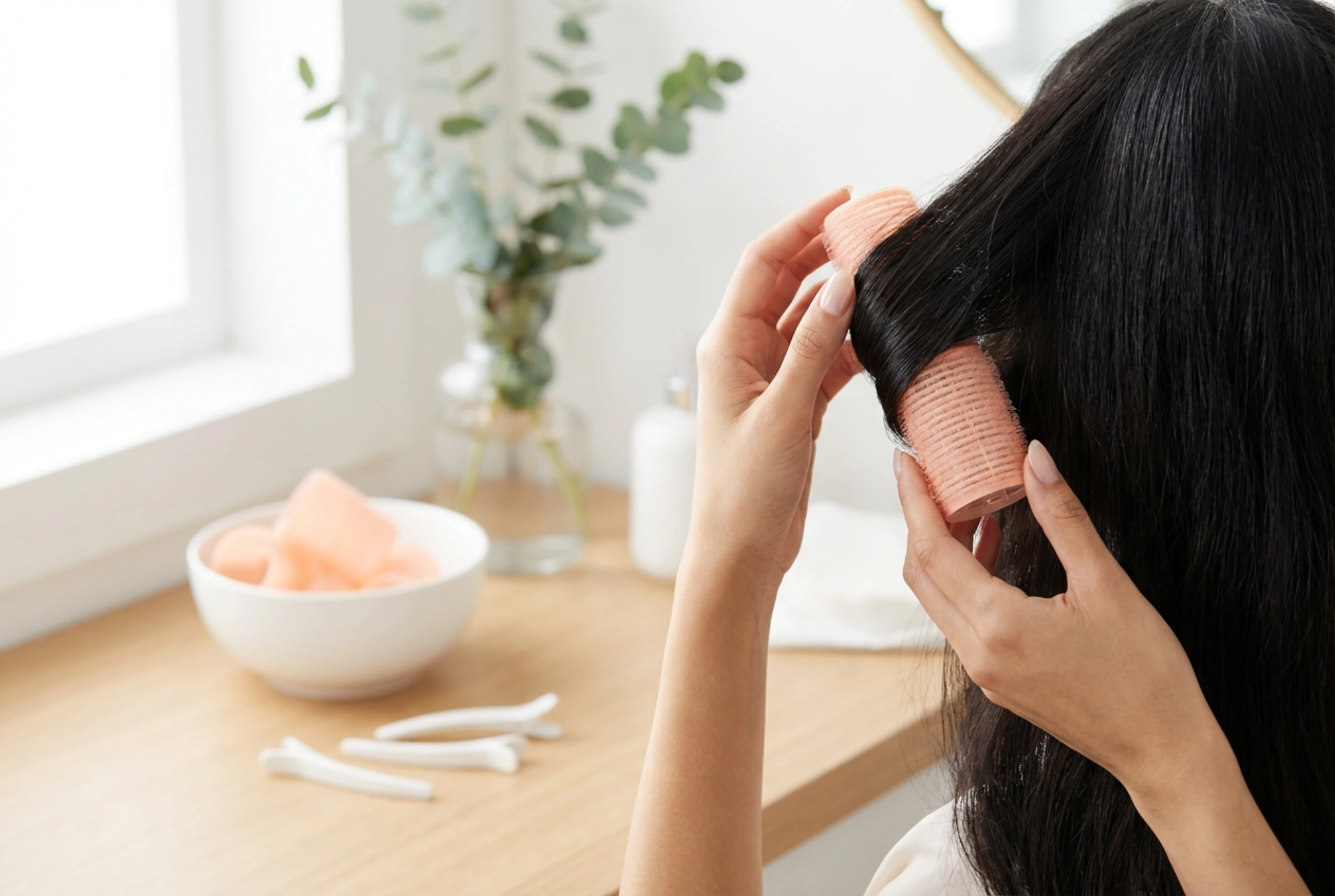 Rulos de velcro: volumen y curvatura, cómo ponerlos y quitarlos