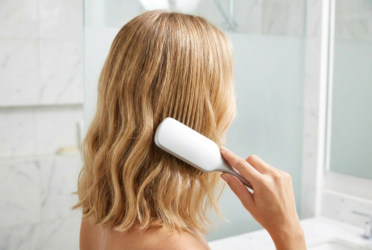 Cabello a la altura de los hombros y ondas: técnicas de peinado suave