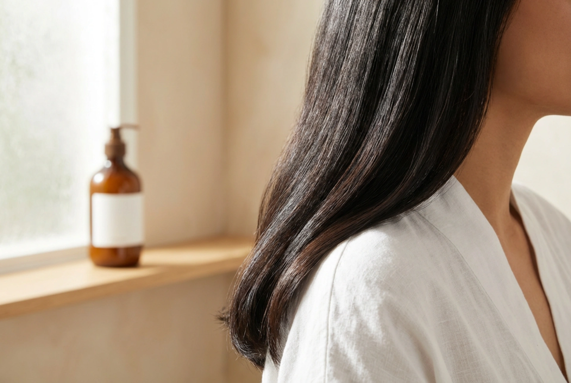 Acondicionadores emolientes paso a paso: protección de la longitud y brillo
