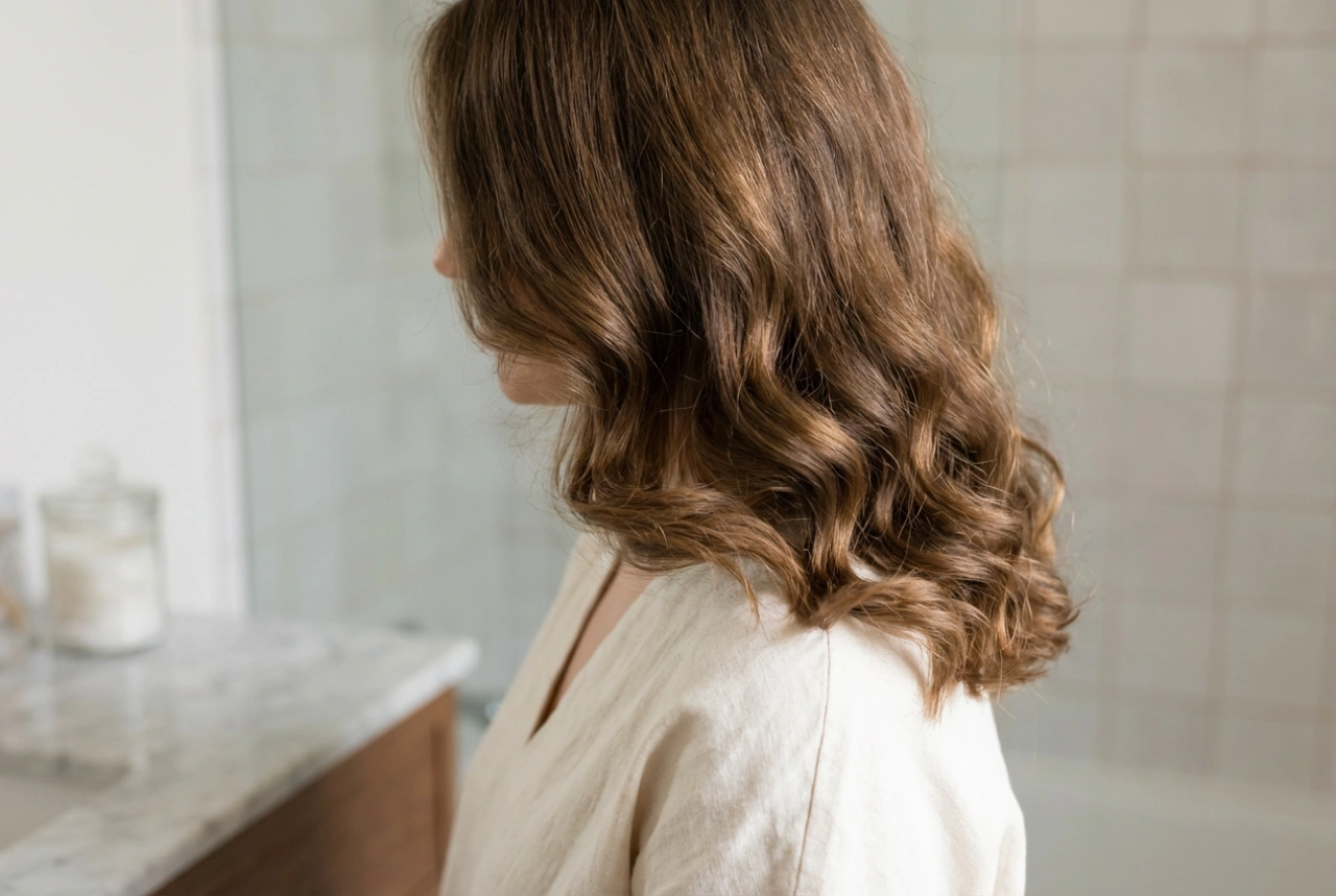 Ondas en cabello a los hombros: técnicas de peinado y volumen sin encrespamiento