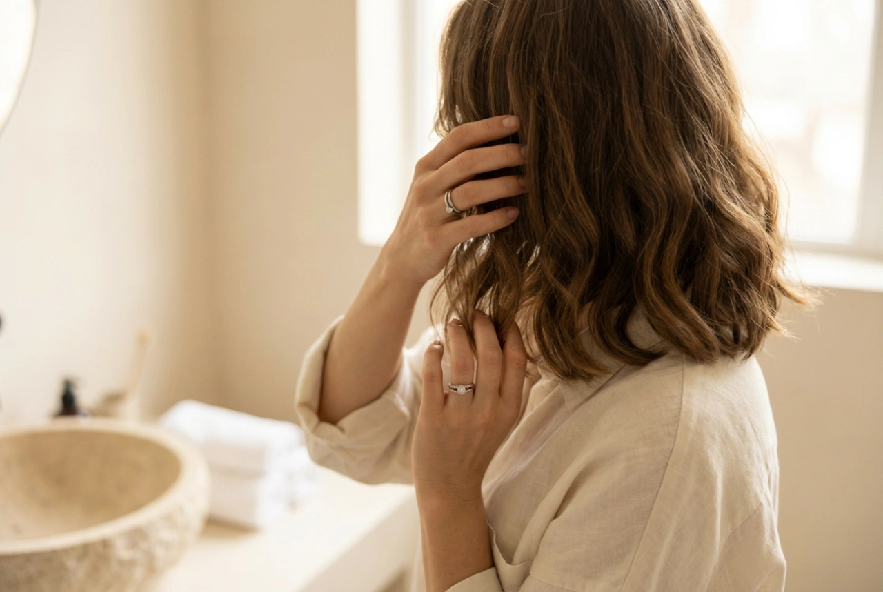 Ondas suaves en cabello a la altura de los hombros: cómo lograr un efecto natural