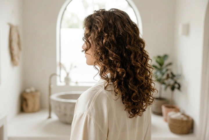 Cómo peinar rizos en cabello medio para que no se caigan