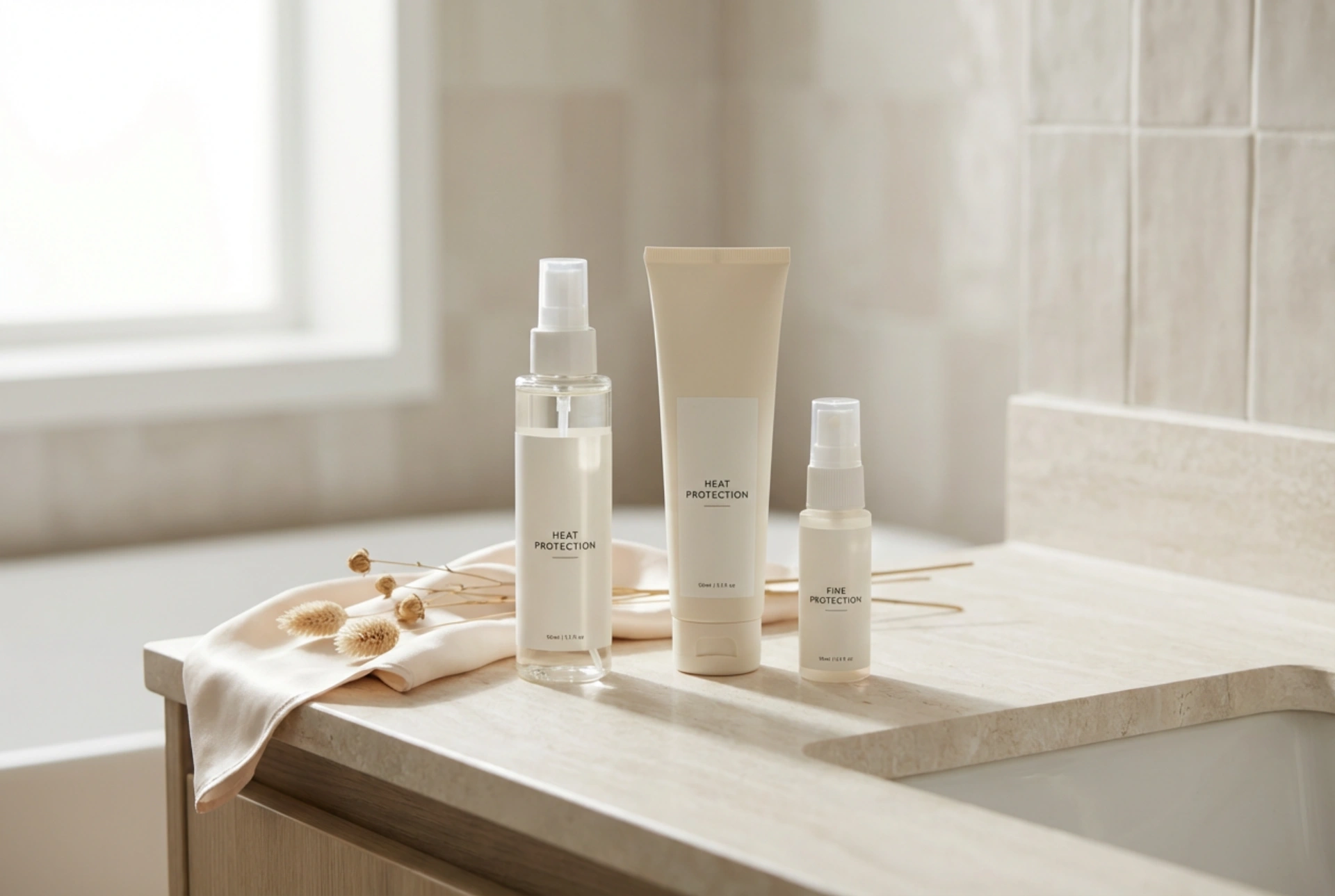 Protección térmica diaria para el cabello: sprays, cremas y brumas