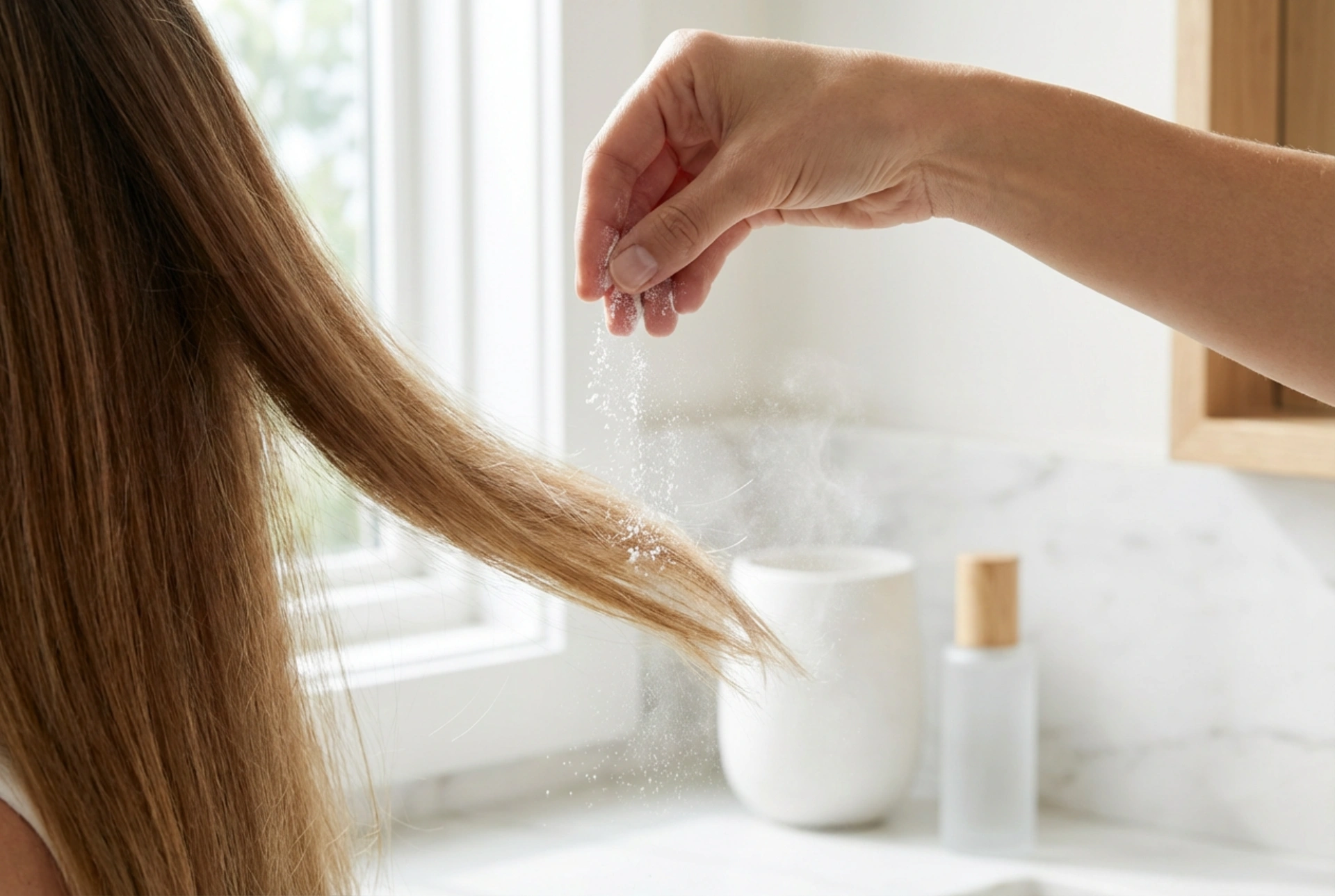 Polvo para peinar el cabello: textura, fijación y volumen natural