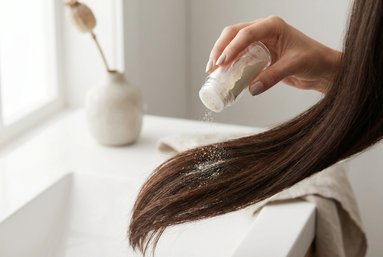 Polvo de queratina para densificar ópticamente el cabello: trucos y fijación