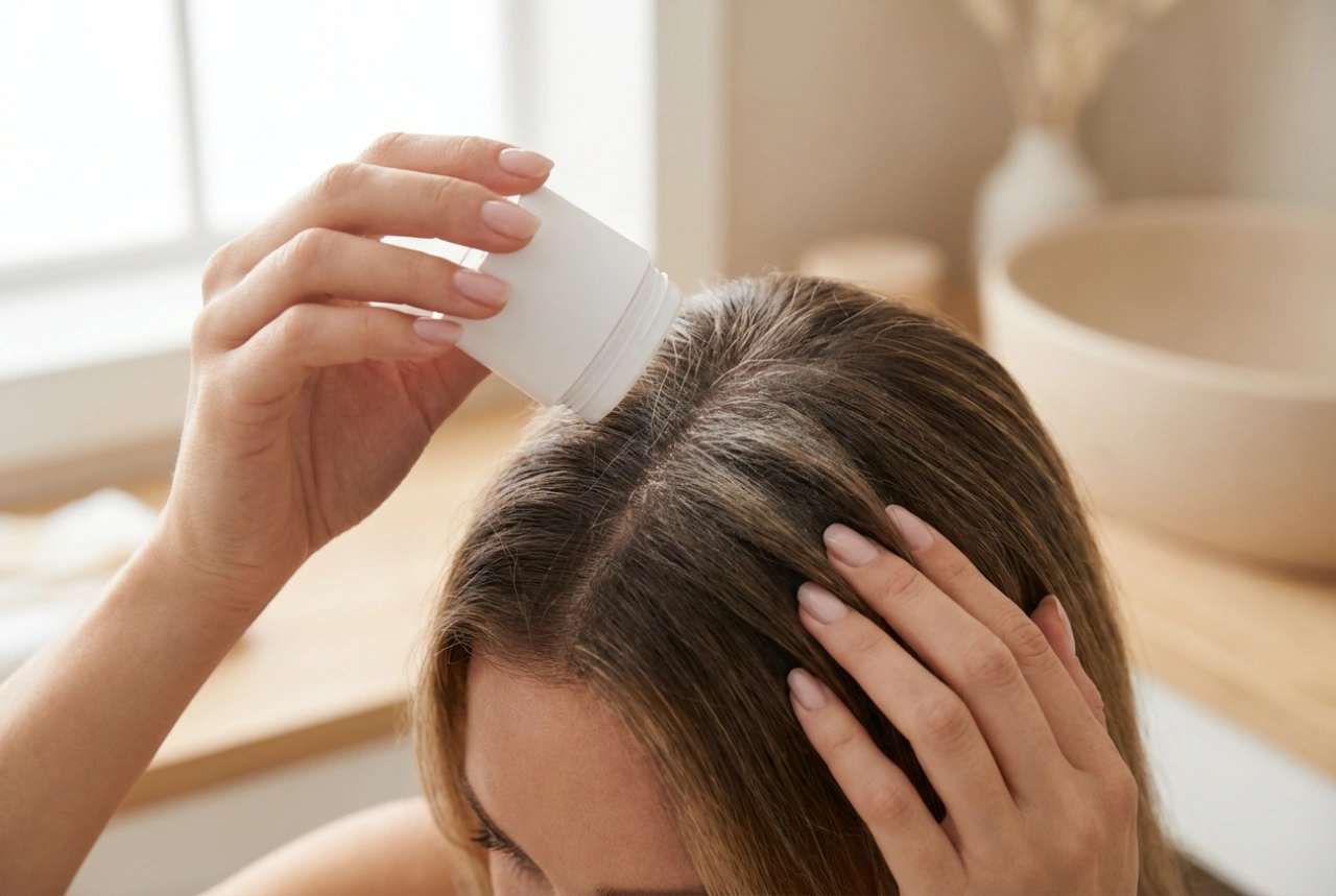 Polvo para dar volumen al cabello: efecto push-up en la raíz en 3 pasos