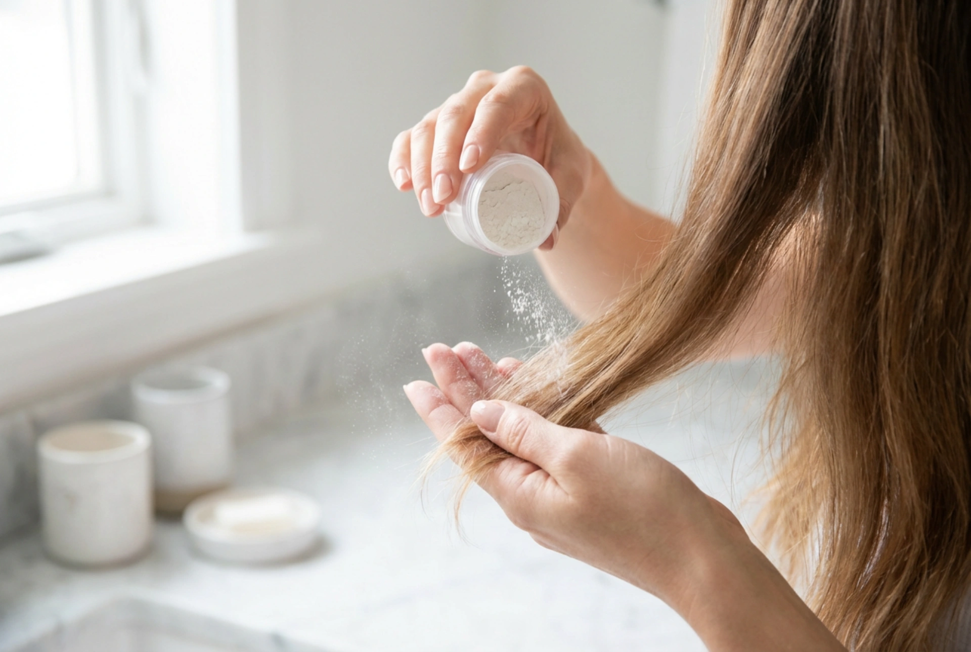 Polvo para peinar el cabello: técnicas de aplicación, fijación y errores
