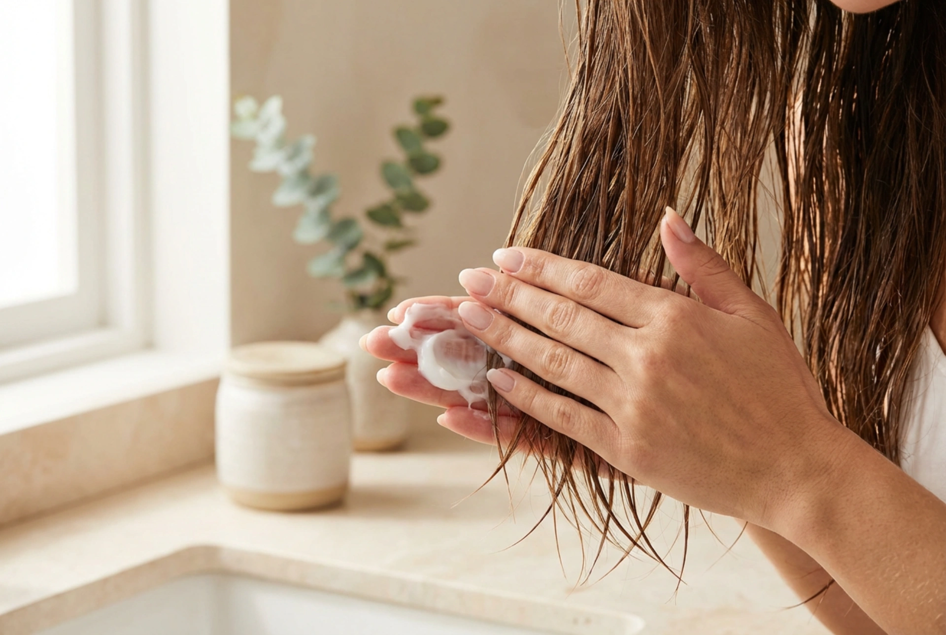 Acondicionador para cabello seco: ingredientes clave y método de aplicación