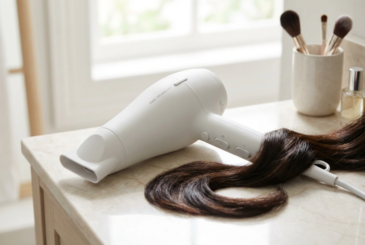 Ionización en el secador: qué beneficios aporta al cabello y cómo usarla al secar