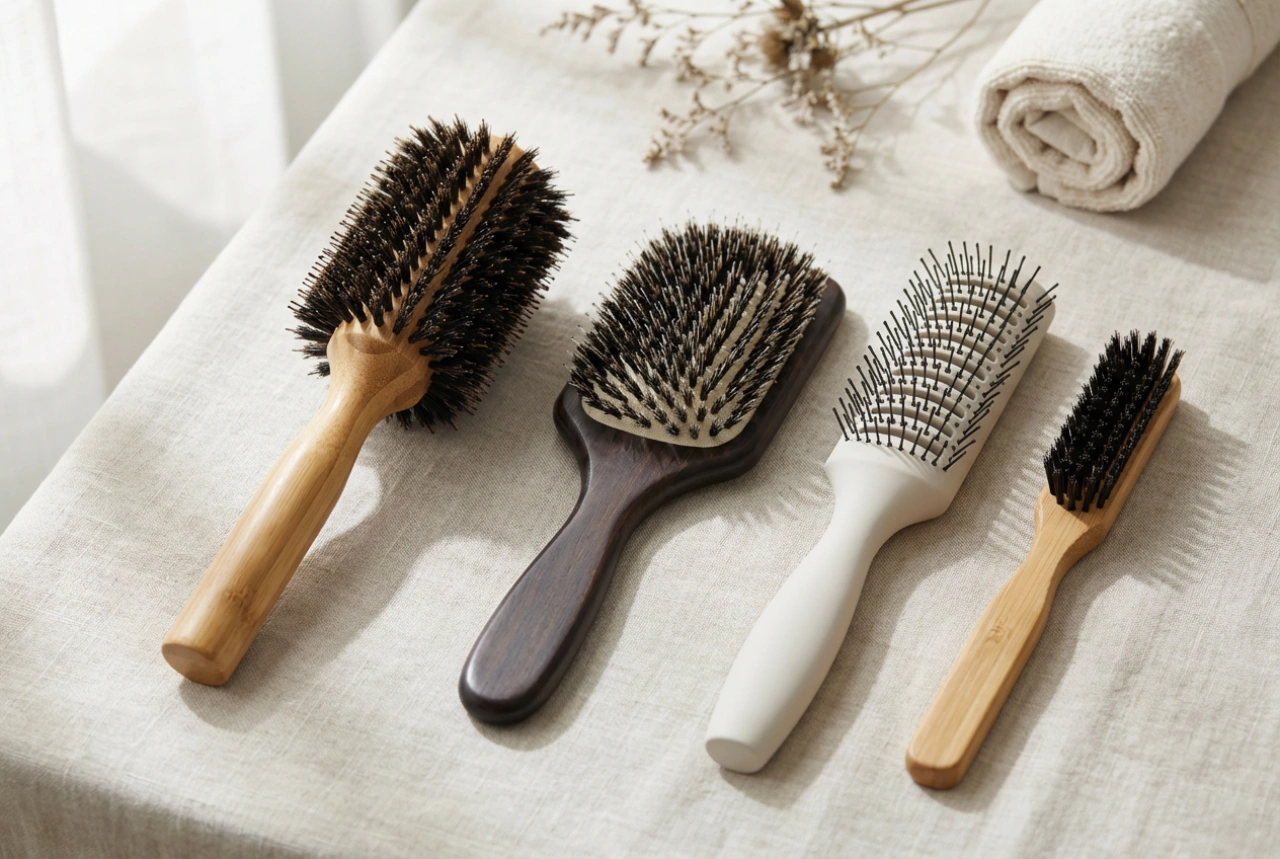 Cepillos de pelo profesionales: cómo elegir la forma, el diámetro y las cerdas para el peinado