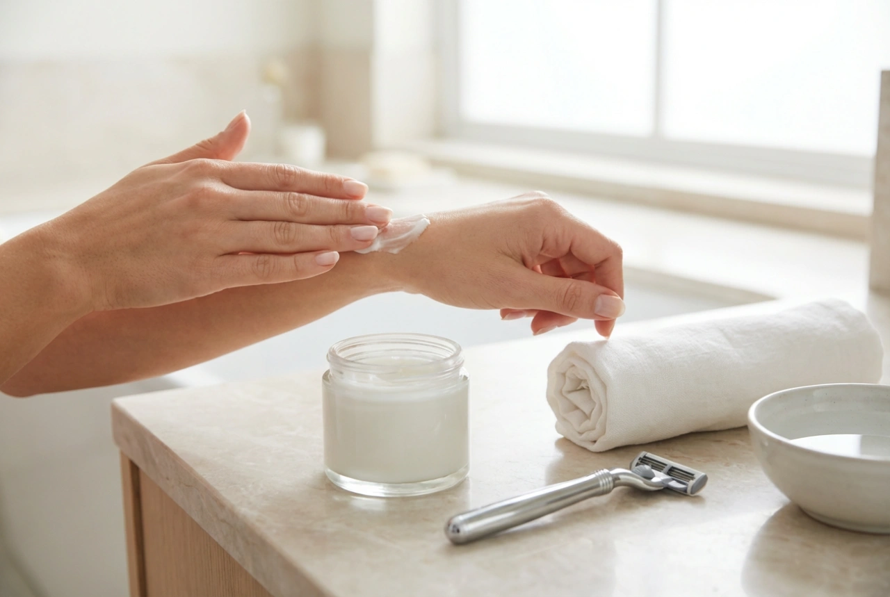 Depilación de brazos sin irritación: cómo preparar la piel y guiar la cuchilla