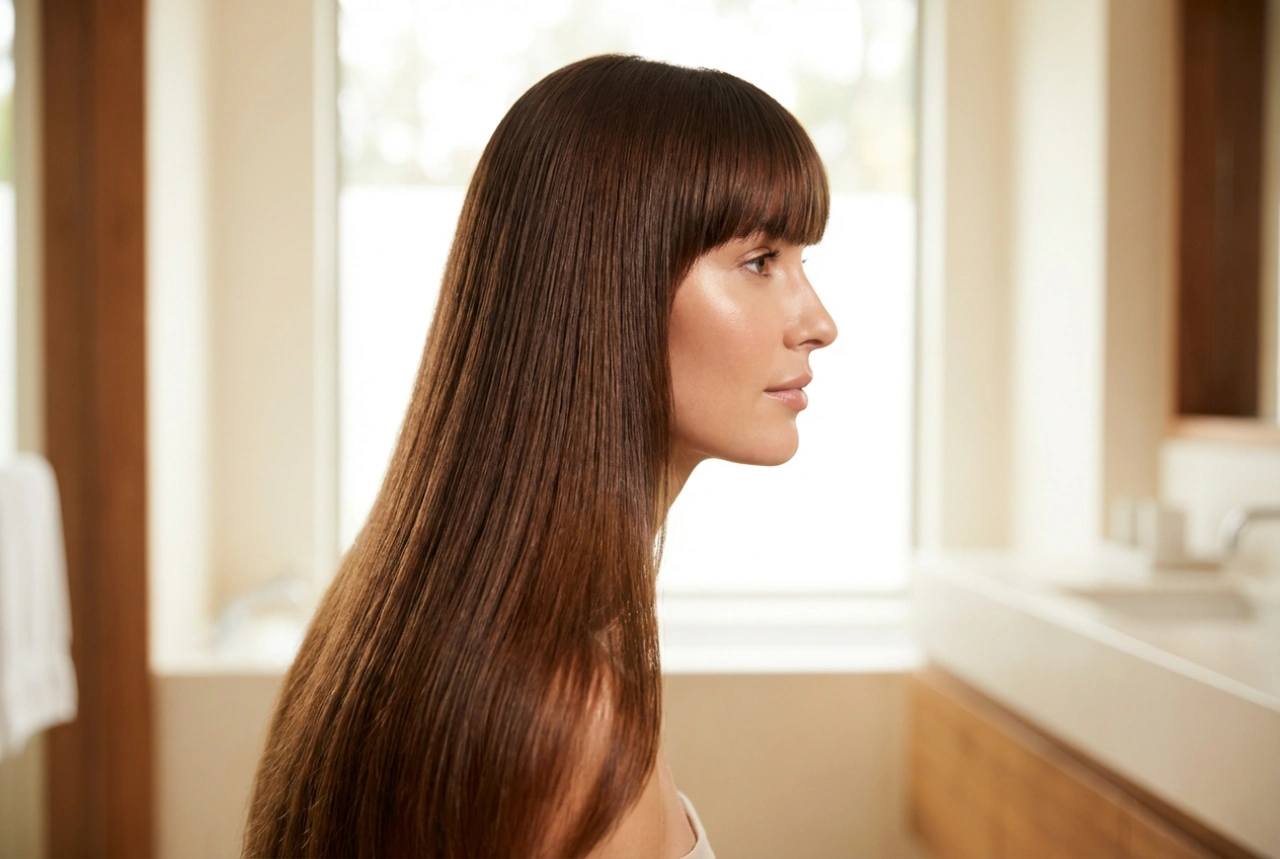 Pelo largo con flequillo: cómo peinarlo y resaltar su forma