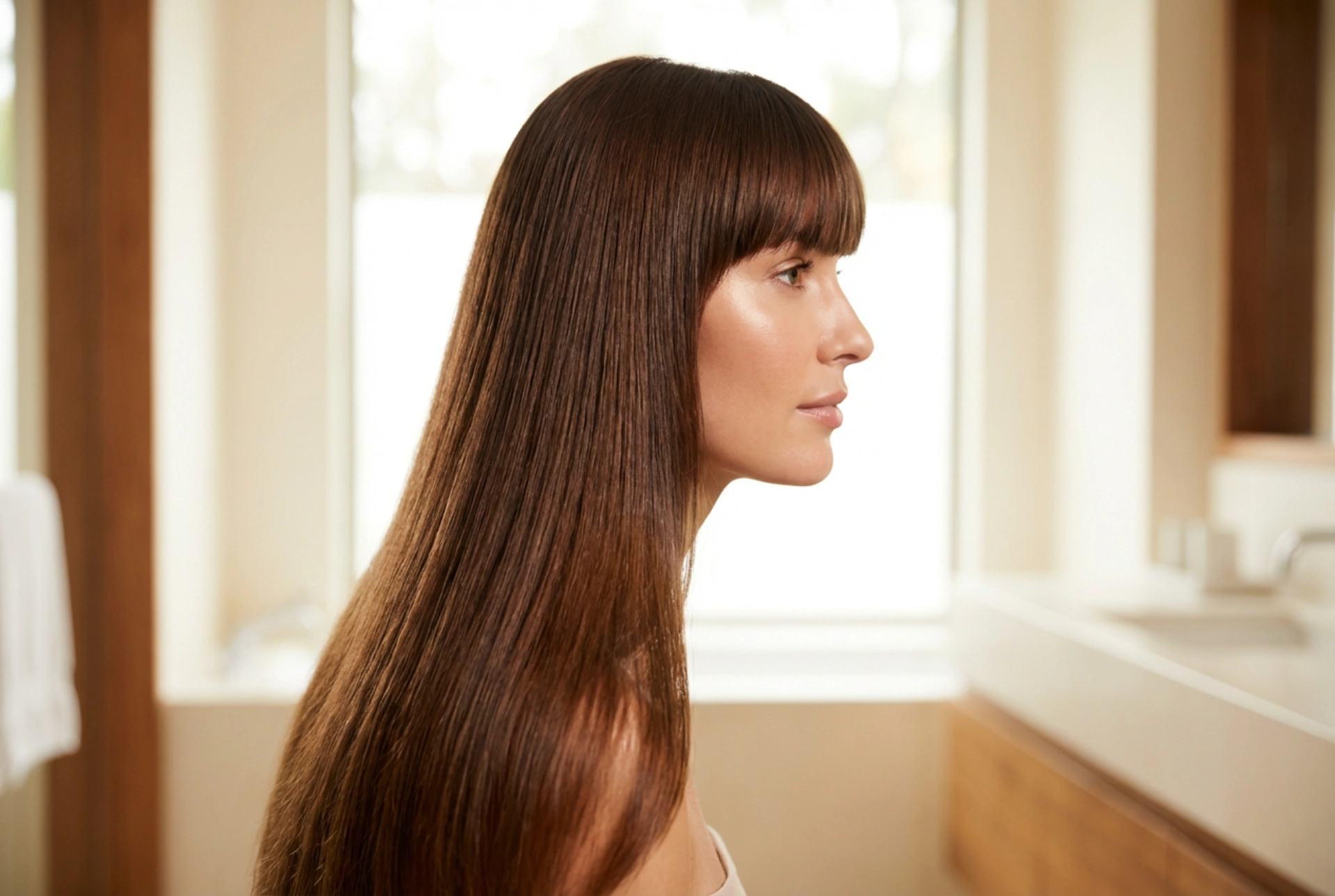 Pelo largo con flequillo: cómo peinarlo y resaltar su forma